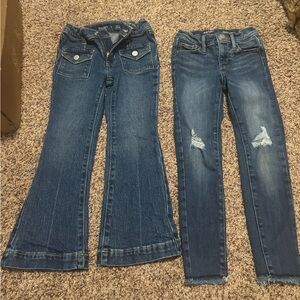 Stylish Girls blue jeans